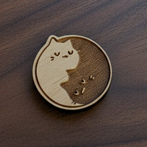 Magnet - Yin Yang Cat